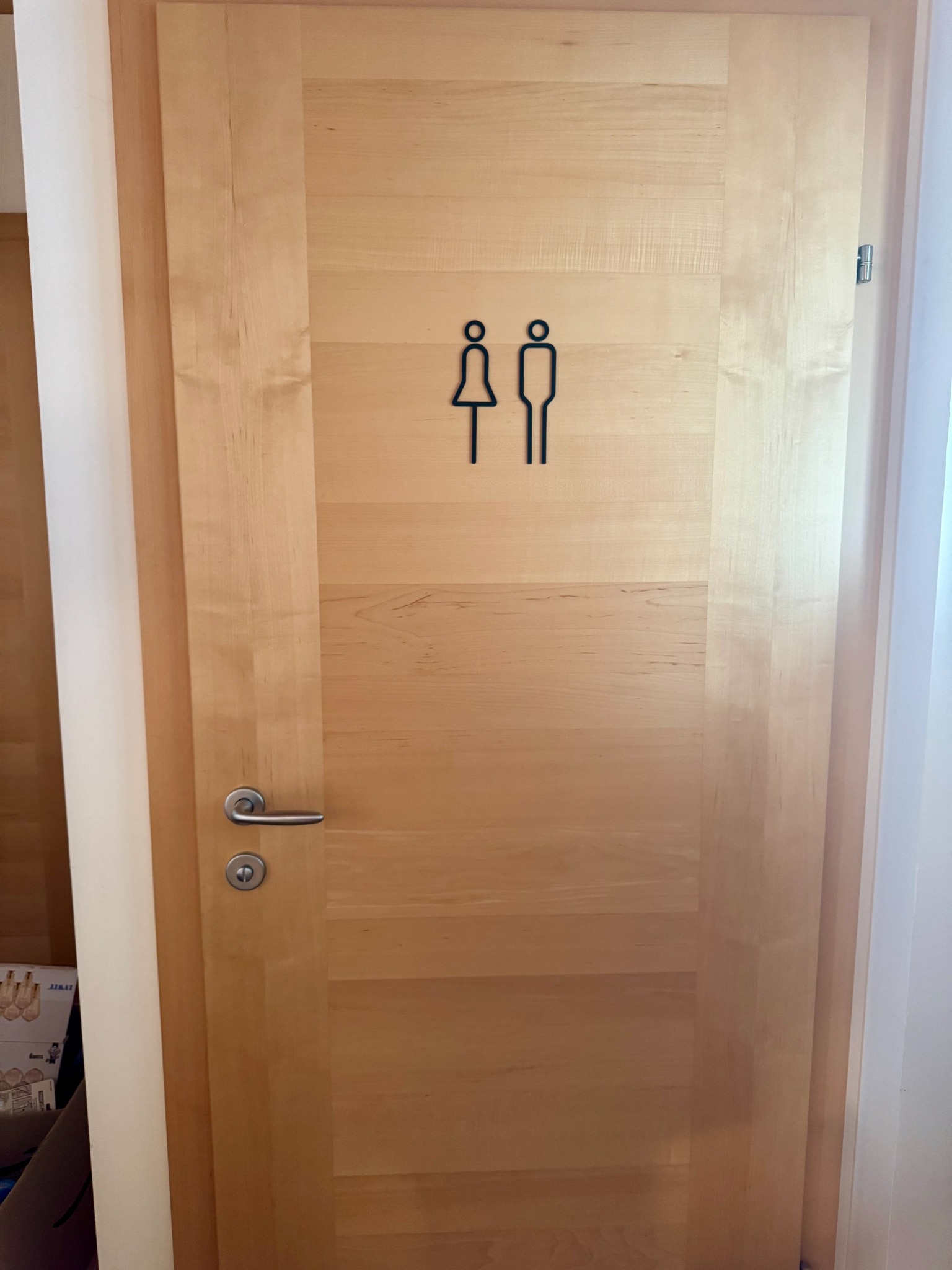 Türe zum Badezimmer im Chalet Gipfelruhe